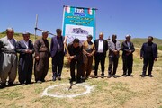 کلنگ‌زنی احداث مجموعه خدماتی و رفاهی در تفرجگاه دشت وزینه میرآباد