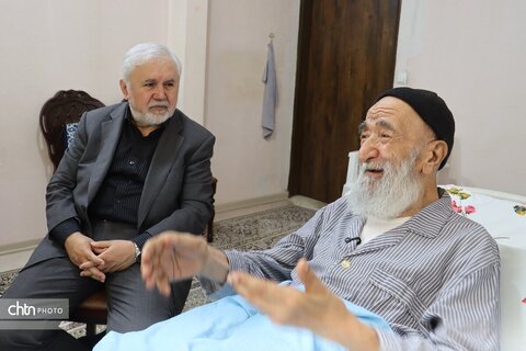 قائم مقام وزیر میراث فرهنگی با حجت الاسلام و المسلمین راشد یزدی دیدار کرد