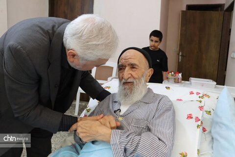 قائم مقام وزیر میراث فرهنگی با حجت الاسلام و المسلمین راشد یزدی دیدار کرد