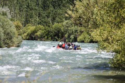 هیجان رفتینگ در قلب زاینده رود