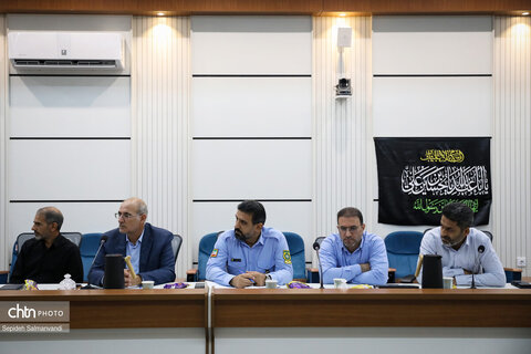نشست تخصصی فرمانده یگان حفاظت میراث فرهنگی خوزستان با مسئولان پایگاه‌های حفاظت سراسر استان در راستای حفاظت و کاهش جرائم