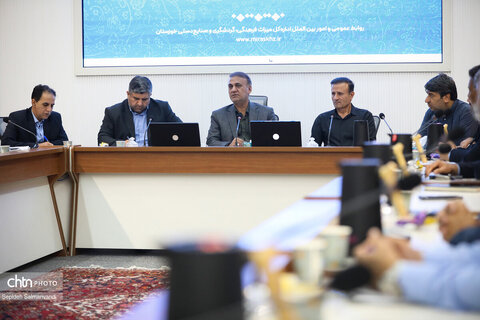 نشست تخصصی فرمانده یگان حفاظت میراث فرهنگی خوزستان با مسئولان پایگاه‌های حفاظت سراسر استان در راستای حفاظت و کاهش جرائم