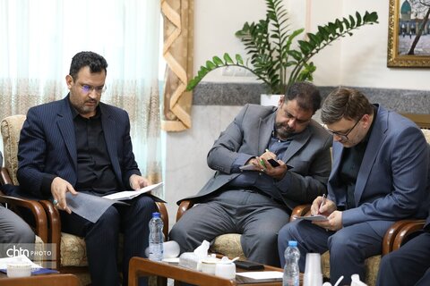 دیدار وزیر میراث‌فرهنگی با تولیت آستان مقدس حضرت عبدالعظیم حسنی(ع)