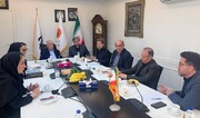 رایزنی استاندار اردبیل و مدیرعامل هواپیمایی تابان درباره توسعه پروازها و رونق گردشگری استان