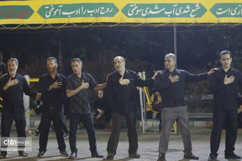 هشتمین شب محرم در بوستان قران تبریز