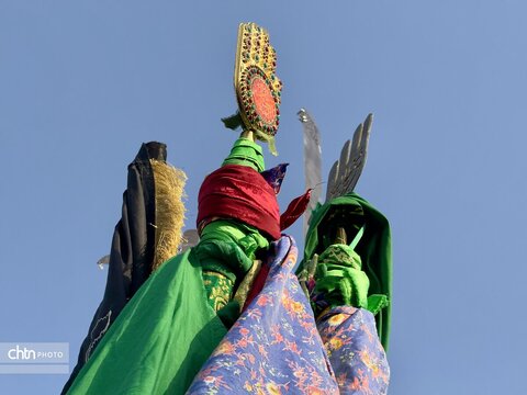 آیین ۹۰۰ ساله «علم شمشیری» در قشم