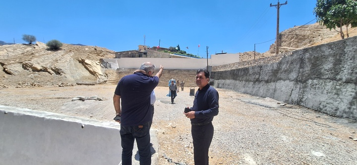 بازدید میدانی از پروژه‌های گردشگری روستای مارین گچساران