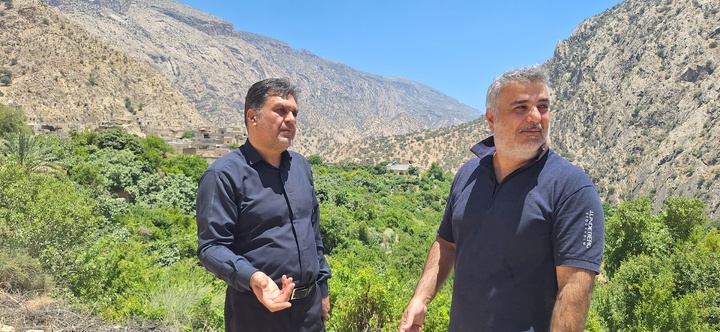 بازدید میدانی از پروژه‌های گردشگری روستای مارین گچساران