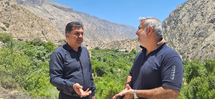 بازدید میدانی از پروژه‌های گردشگری روستای مارین گچساران