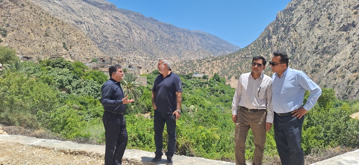 بازدید میدانی از پروژه‌های گردشگری روستای مارین گچساران