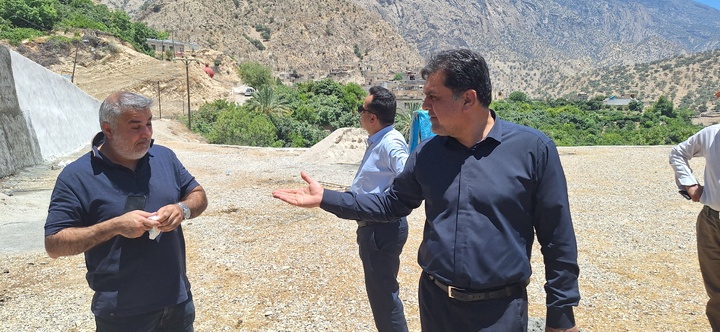بازدید میدانی از پروژه‌های گردشگری روستای مارین گچساران