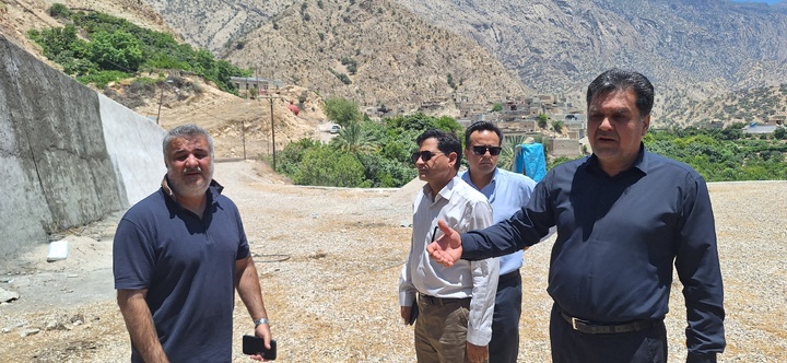 بازدید میدانی از پروژه‌های گردشگری روستای مارین گچساران
