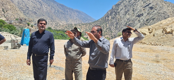 بازدید میدانی از پروژه‌های گردشگری روستای مارین گچساران