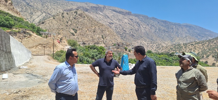 بازدید میدانی از پروژه‌های گردشگری روستای مارین گچساران