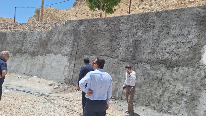بازدید میدانی از پروژه‌های گردشگری روستای مارین گچساران