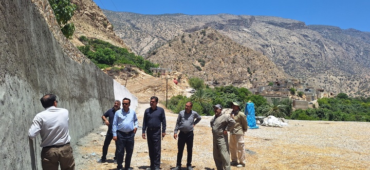 بازدید میدانی از پروژه‌های گردشگری روستای مارین گچساران