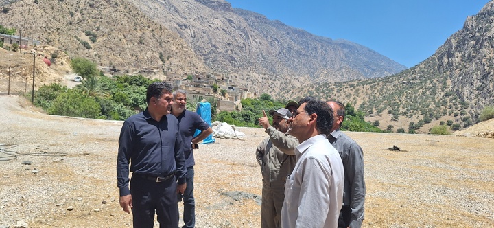 بازدید میدانی از پروژه‌های گردشگری روستای مارین گچساران