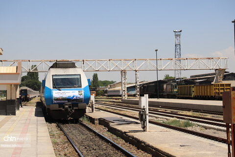 قطار گردشگری یوم العباس زنجان