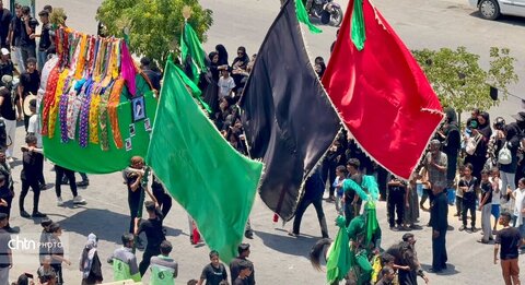 قشم در سوگ علمدار کربلا؛ گزارش تصویری از تاسوعای حسینی