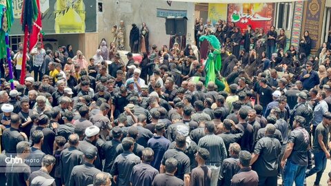 قشم در سوگ علمدار کربلا؛ گزارش تصویری از تاسوعای حسینی