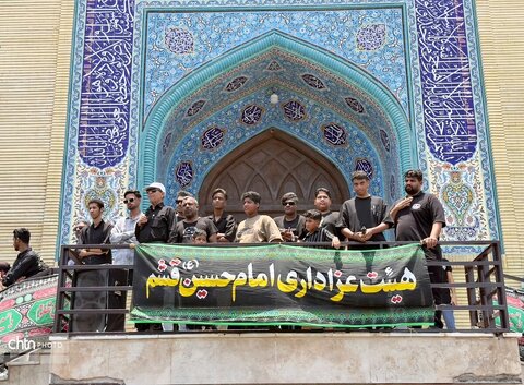 قشم در سوگ علمدار کربلا؛ گزارش تصویری از تاسوعای حسینی