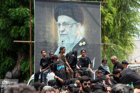 گزارش تصویری از برگزاری آیین‌های عزاداری روز عاشورا در جزیره قشم