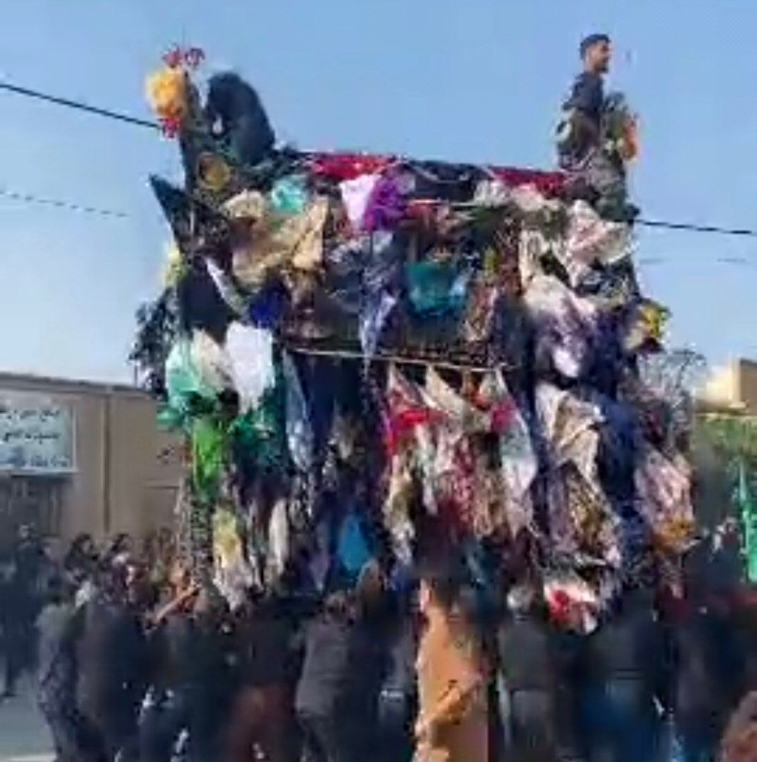 تلاقی ایمان، طبیعت و میراث؛ شکوه آیین نخلگردانی روستای ریاب در قلب گناباد