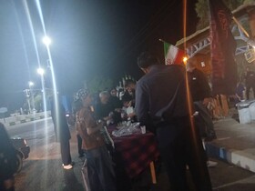 برپایی موکب عاشورایی اداره میراث‌فرهنگی لالی در جوار شهدای گمنام