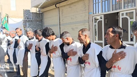 هیئت کفن پوشان روستای سوکهریز
