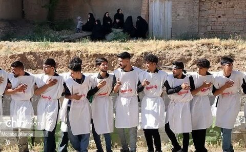 هیئت کفن پوشان روستای سوکهریز
