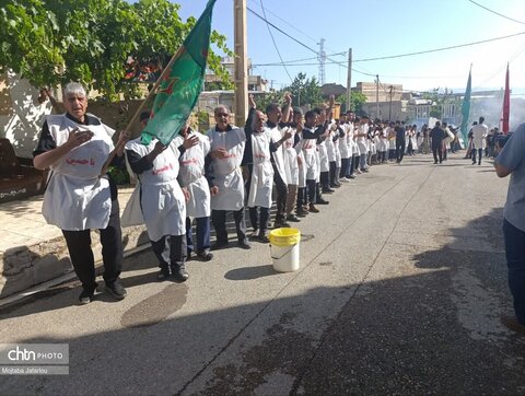 هیئت کفن پوشان روستای سوکهریز
