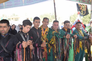 آیین شاطری در روستای جزن دامغان برگزار شد