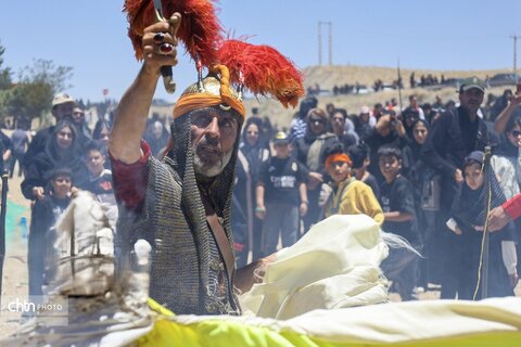 آیین سنتی خیمه سوزان در طاقانک
