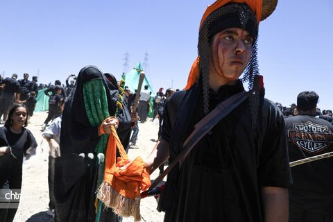 آیین سنتی خیمه سوزان در طاقانک