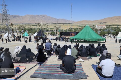 آیین سنتی خیمه سوزان در طاقانک