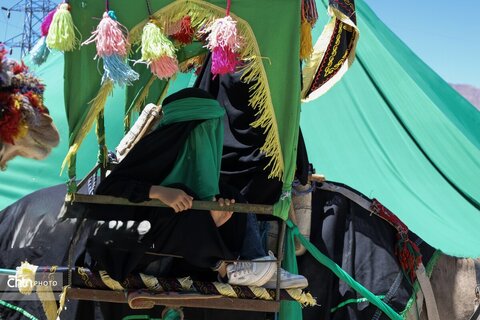 آیین سنتی خیمه سوزان در طاقانک