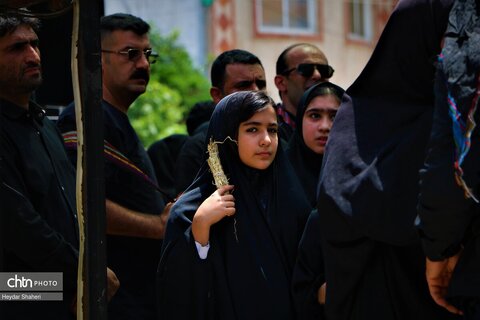برگزاری آیین خیمه‌سوزان روز عاشورا در شهرستان ساری