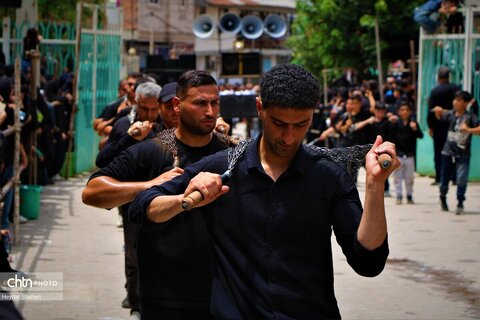 برگزاری آیین خیمه‌سوزان روز عاشورا در شهرستان ساری