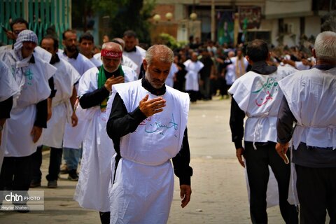 برگزاری آیین خیمه‌سوزان روز عاشورا در شهرستان ساری