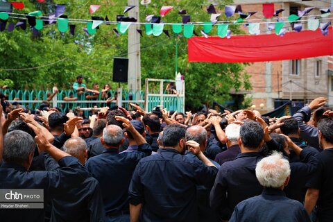 برگزاری آیین خیمه‌سوزان روز عاشورا در شهرستان ساری