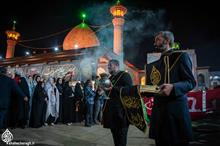 آیین لاله‌گردانی خدام حرم مطهر حضرت شاهچراغ (ع)