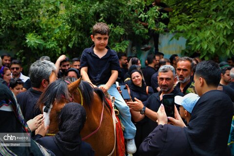 برگزاری آیین خیمه‌سوزان روز عاشورا در شهرستان ساری