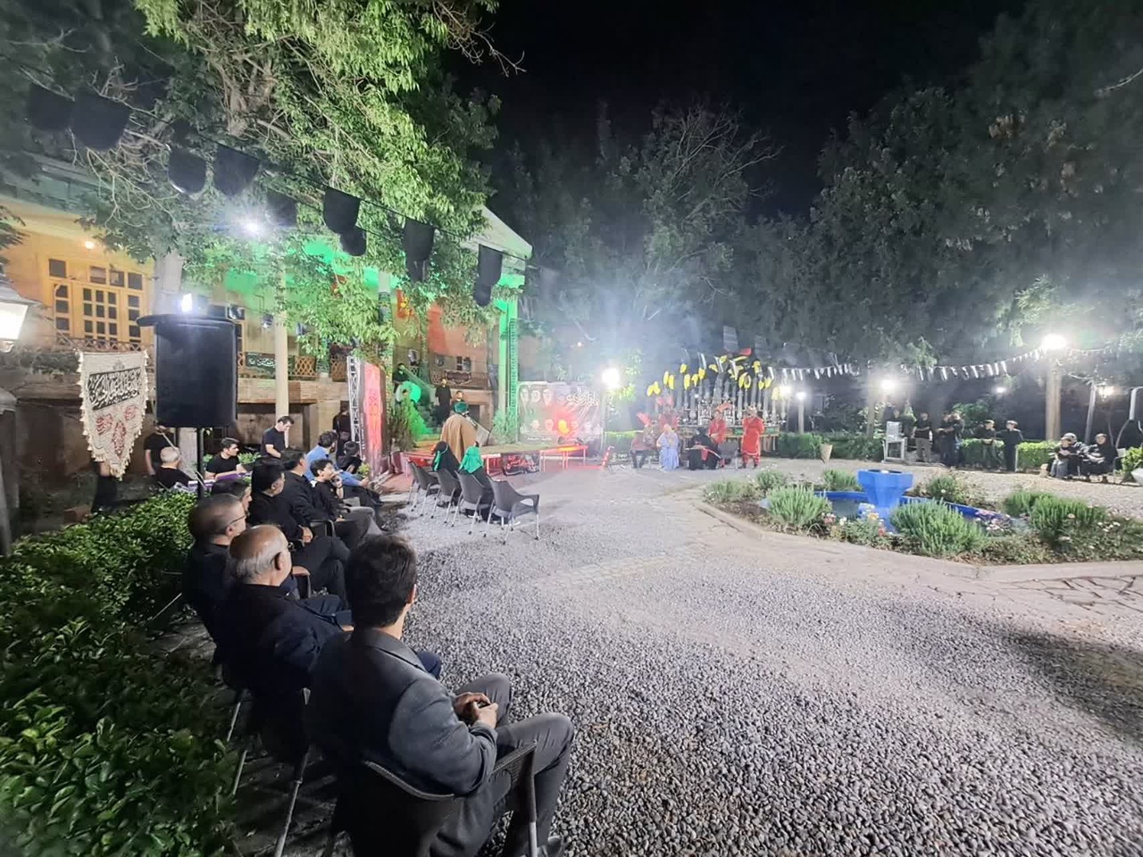 مراسم تعزیهخوانی در عمارت باغ نظری همدان برگزار شد