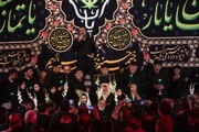 مراسم شام غریبان حسینیه اعظم زنجان