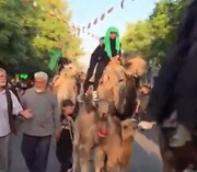 آیین نمادین کاروان اسرای کربلا در ورامین