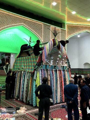 مراسم آيينی سنتي نخل بنداني و نخل گرداني  شهرستان بجستان