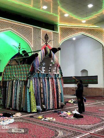 مراسم آيينی سنتي نخل بنداني و نخل گرداني  شهرستان بجستان