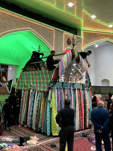 مراسم آيينی سنتي نخل بنداني و نخل گرداني  شهرستان بجستان