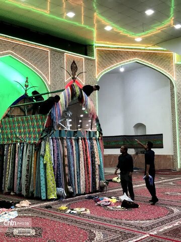 مراسم آيينی سنتي نخل بنداني و نخل گرداني  شهرستان بجستان