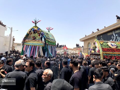 مراسم آيينی سنتي نخل بنداني و نخل گرداني  شهرستان بجستان